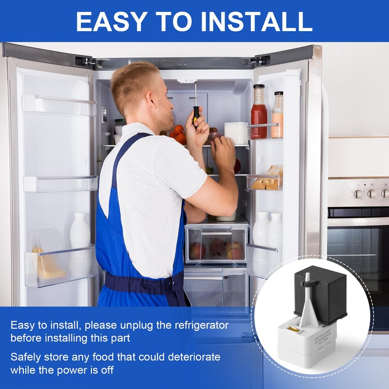 WR09X10107 Refrigerator Start Relay Kit, WR09X10107 Start Relay and WR55X24064