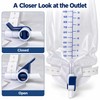 Leg Drainage Bag for Fluid Collection – Anti-Backflow Design for