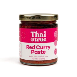 Thai and True Curry Paste, Red - 6 Oz Jars (3-pack)