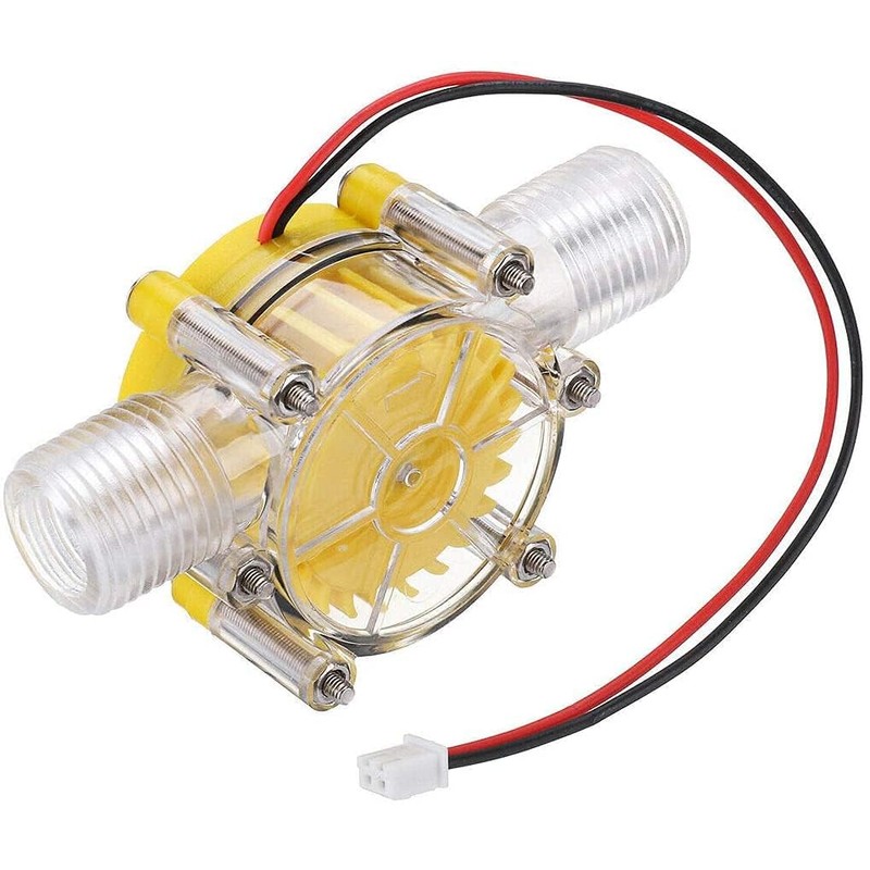 Water Flow Turbine Generator - Hydroelectric Micro Hydro 1/2 Inch