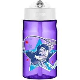 Thermos 12 Ounce Tritan Hydration Bottle, Super Hero Girls