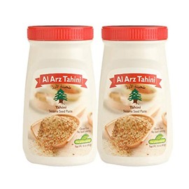 Al Arz Tahini Sesame seed paste, 2 Pack (16 Oz Each)