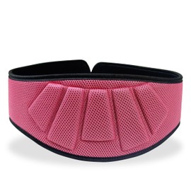 Impulse Max Sport Adjustable Weight Lifting Belt | Enhance Stability & Support for Powerlifting, Bodybuilding, and Fitness Workouts (Pink, Small)