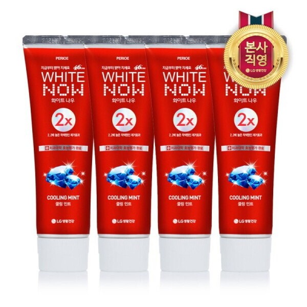 Perio White Now Toothpaste 120g x 4 (Cooling Mint) /
