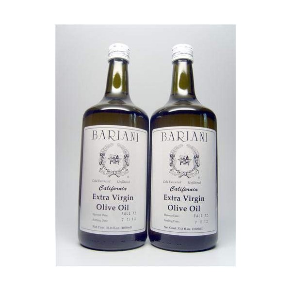 Bariani California Extra Virgin Olive Oil - 2X 1 Liter