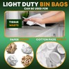 5L Bin Liners 40 Count Dustbin Waste Bags For Round,