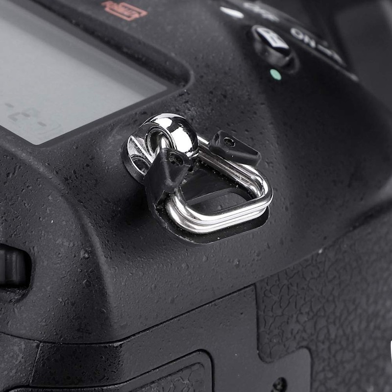 5pcs Alloy Split Ring Triangle Rings Hook for Camera Shoulder