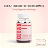 Clean Fiber Gummies for Men, Digestive Gut Health 60 Gummies