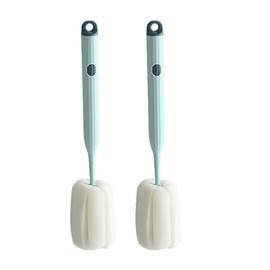 Bottle Soft Brush -2Pcs Sponge Bottle Brush Soft and Easy to Clean, Baby Bottle Sponge Brush Can Effectively Remove The Stain Residue On The Bottom of