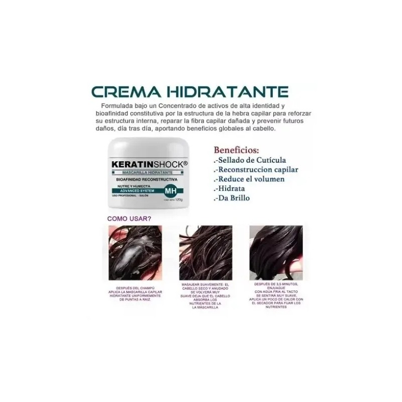 Keratinshock Keratina Brasileña Alaciado Japones
