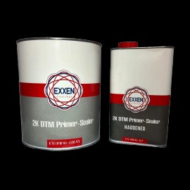 EXXEN COATINGS 2K DTM PRIMER SEALER GALLON W/QT HARDENER - Black