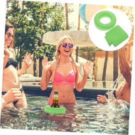 1 Set Buoyancy Cup Set Inflatable Floating Coasters Drink Floats for hot tub Mini Pool Float Drink Holders Outdoor drinkware Drink Pool Floats Drinks Cooler Neoprene re-usable