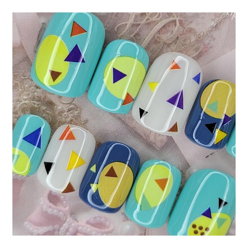 Unikitsch 3 Handmade Nail Tips - Almond S / 유니키치3
