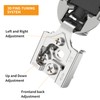 Chibery 2 Pack 3/8" Overlay 3D Soft Close Concealed Hinge