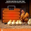Chicken Coop Heater, Safe Radiant Space Heat Energy Chick Pet