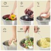 Paoli 304 Stainless Steel Microporous Colander, 4.5QT Large Capacity with