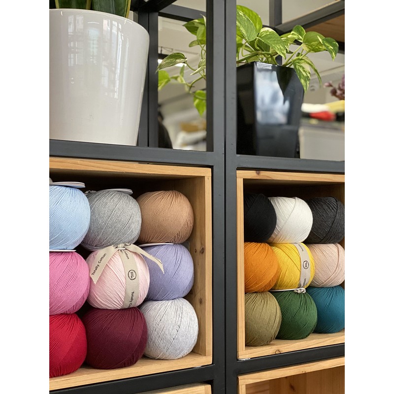 About Strings Lazy Wool Light Worsted Weight 100% Organic Cotton