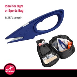 Cramer Athletic Training Supplies, Shark Tape Cutter & Remover Liquid for Adhesive Removal, Safe Edge Scissors, Bandage Shears & Solution to Safely Remove Athletic Tape, Standard Tape Cutter