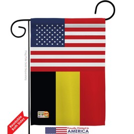 World Cup Belgium USA Friendship Flag American Flag Banner Pack Wall Art Patio Lawn Garden Room Decorations Outdoor Tapestry Yard Signs FIFA Gifts Team Qatar Trophy Soccer Game Football Made in USA