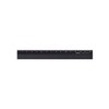 Midori 42256006 Aluminum Ruler 5.9 inches (15 cm) Black (2 Pieces)