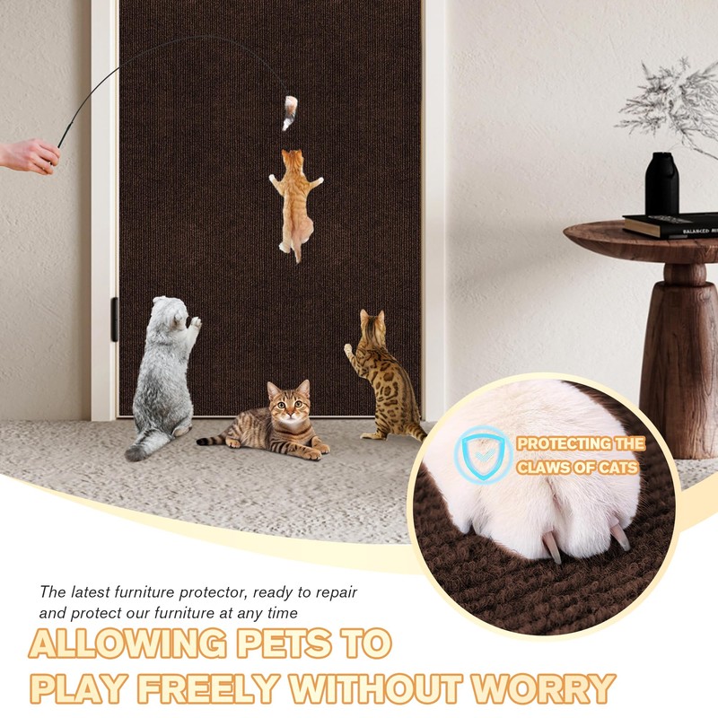 Cat Furniture Protector Self Adhesive 15.75 * 39.4inch Cat Couch