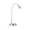 Homeroots Brushed Steel Metal Led Adjustable Desk Lamp