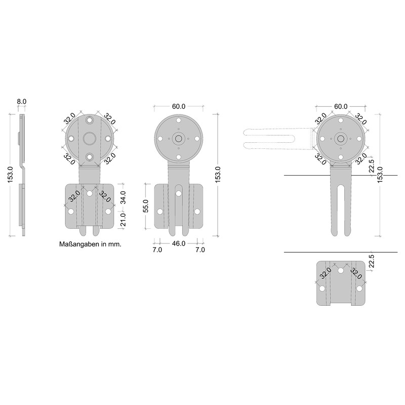 gedotec Table Top Connector Working Plate Panel Connectors Galvanised Steel
