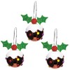 Baker Ross AT231 Christmas Pudding Bauble Kits (Pack of 6)