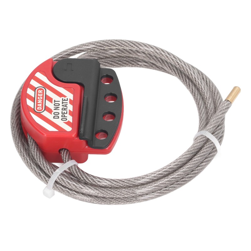 Tagout Cable Lock Adjustable Lockout Device Stainless Steel 4 Key
