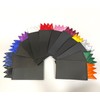 Cotim Coyin Prefolded Suit Pocket Squares, Pre-Folded Card Solid Color