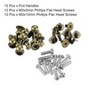 sourcing map 6mm Head Dia. Round Knobs Pull Handle, 12pcs