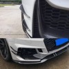 KIMISS Bumper Canards, 4Pcs/Set Universal Carbon Fiber Bumper Canards Spoiler