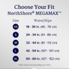 NorthShore MegaMax Tab-Style Briefs for Men and Women, White, X-Large,