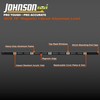 Johnson Level & Tool 3878 Magnetic Professional Aluminum, 78", Black,