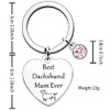 JETTOP Dachshund Mum Gifts for Woman Keyring - Dachshund Lover