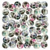 250Pcs Colored Acrylic Beads, with Holes, 4Mm Hole Diameter, Multi-Functional