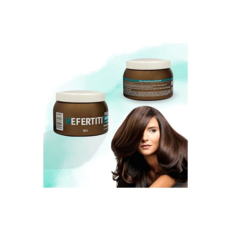 Nefertiti Kit Mascarilla Doble Keratina Bioelixir Nefertiti Chocola-T Max Tratamiento