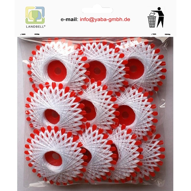 E90081 10 Stars 20 m Star Thread Polyester White/White