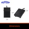 Rilfyzop Industrial Foot Pedal Switch AC 250V,15A,NO/NC Dual Mode,Dustproof and