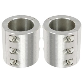 KUAFU Split Collar Tube Clamp Compatible with 1-5/8” OD Weldable Roll Bar Clamps Bolt on Cage Mounts - 2 Pcs