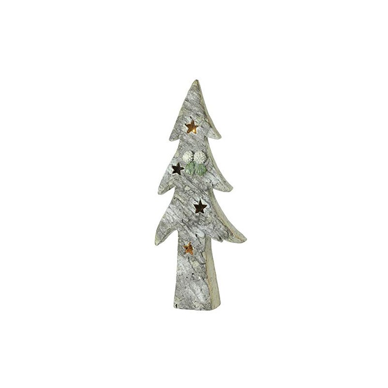 Northlight LED Lighted Glitter Artificial Christmas Tree Decoration - 30"