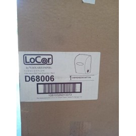 Solaris LoCor® D68006 Black Mechanical Hands Free Roll Towel Dispenser
