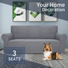 JIVINER High Stretch Couch Covers for 3 Cushion Couch 1-Piece