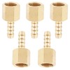 LTWFITTING Brass BSP Fitting Coupler/Adapter 1/4-Inch Female BSPP x 6mm