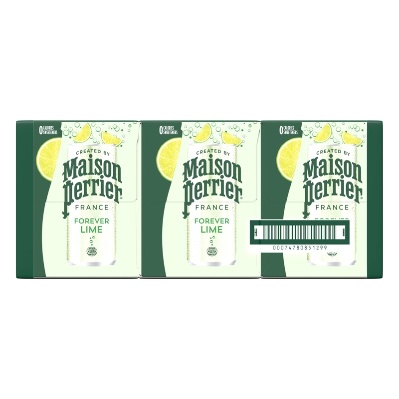 Maison Perrier Forever Lime Flavored Sparkling Water, 11.15 Fl Oz