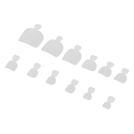 FOMIYES Easiest DIY Manicure 600pcs Nail Patch Stickers False Toenails Fashion Nail Art Tool for Girls Friends