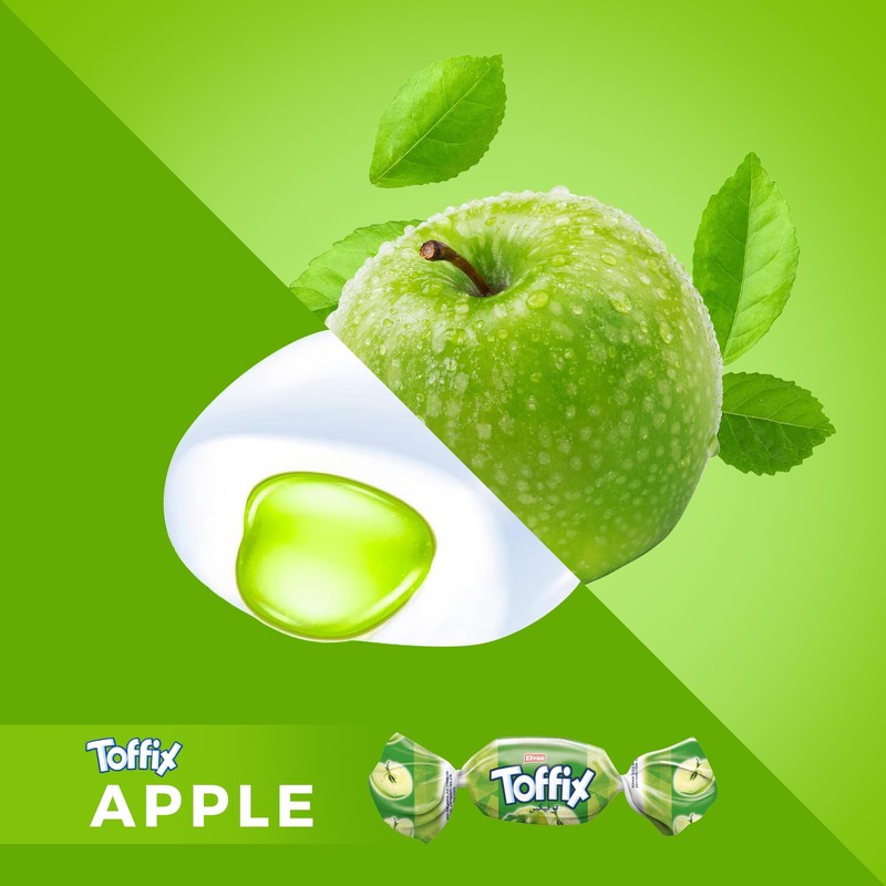 TOFFIX Fruit Chews Candy 2.2 Pound Pack of 3 -