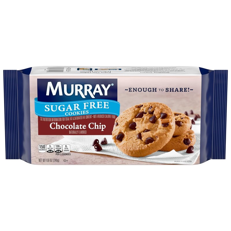Sugar Free Cookies byMurray- Chocolate Chip - 8.8 Oz Tray