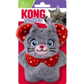KONG Christmas Holiday Cat Toy – Assorted Toy for Batting, Pouncing & Interactive Play (Snuzzles Mouse)