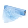 WedDecor 25m x 29cm Snow Sheer Organza Rolls Glitter Fabric